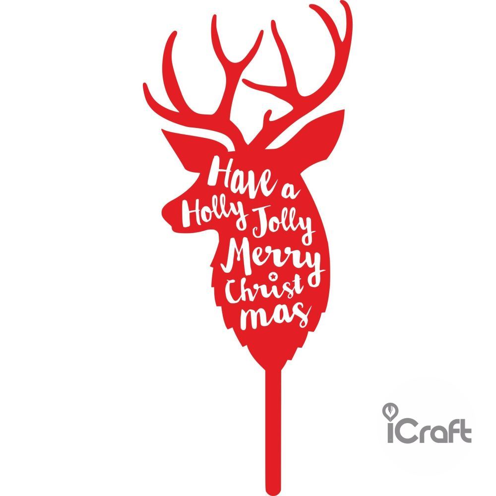 Cake Topper Τάρανδος - 1