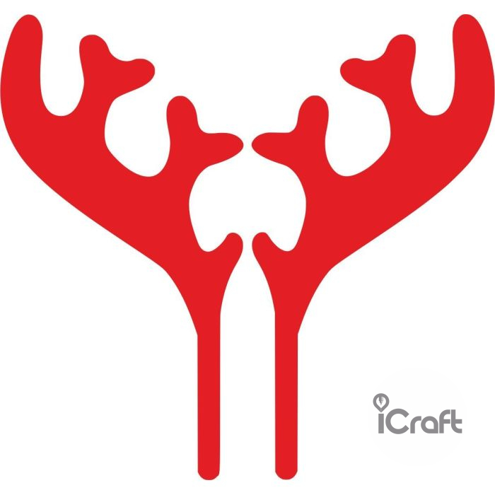 Cake Topper Τάρανδος v4 - 3