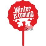 Cake Topper Χιονονιφάδα - 1