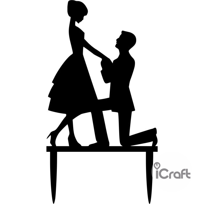 Cake Topper Wedding 1 - 1