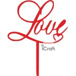 Cake Topper Love 1 - 2