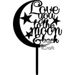 Cake Topper Moon - 1