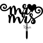 Cake Topper Mr & Mrs 5 - 1
