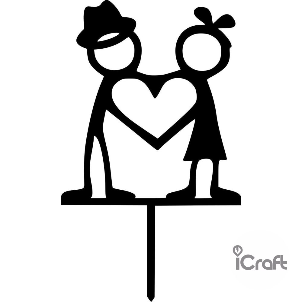 Cake Topper Love 3 - 1