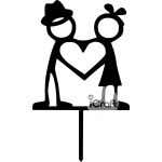 Cake Topper Love 3 - 1