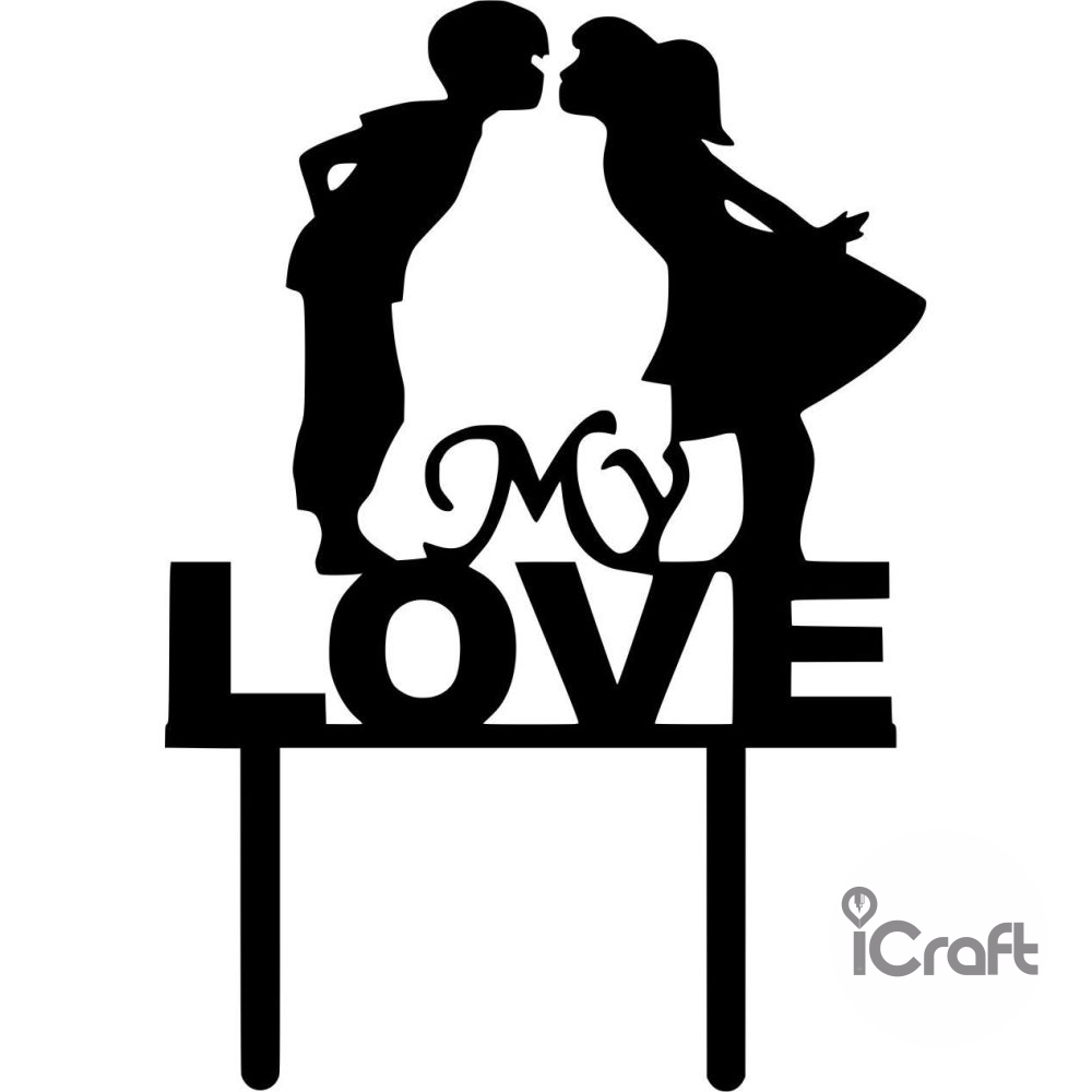 Cake Topper My Love - 1