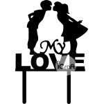 Cake Topper My Love - 1
