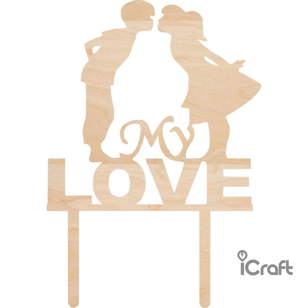 Cake Topper My Love - 4