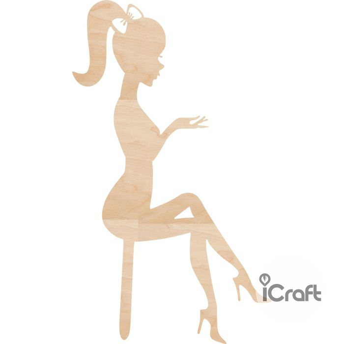 Cake Topper Woman 1 - 4