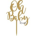 Cake Topper Oh Baby 2 - 3