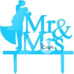 Cake Topper Mr & Mrs 2 - 5