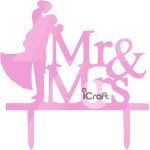 Cake Topper Mr & Mrs 2 - 7