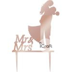 Cake Topper Mr & Mrs 3 - 8