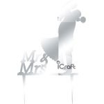 Cake Topper Mr & Mrs 3 - 9