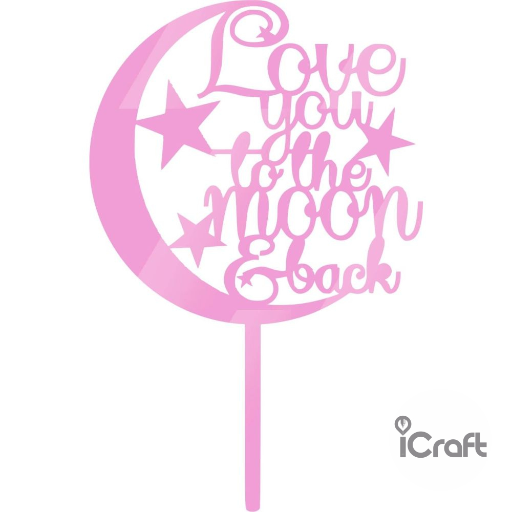 Cake Topper Moon - 7