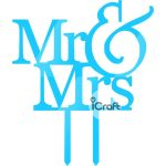 Cake Topper Mr & Mrs 1 - 5