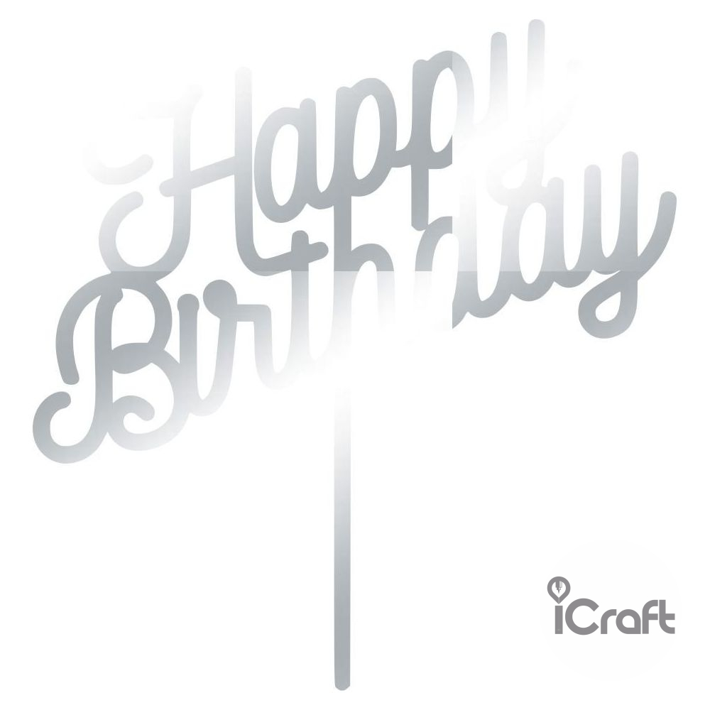 Cake Topper happy birthday 1 - 8