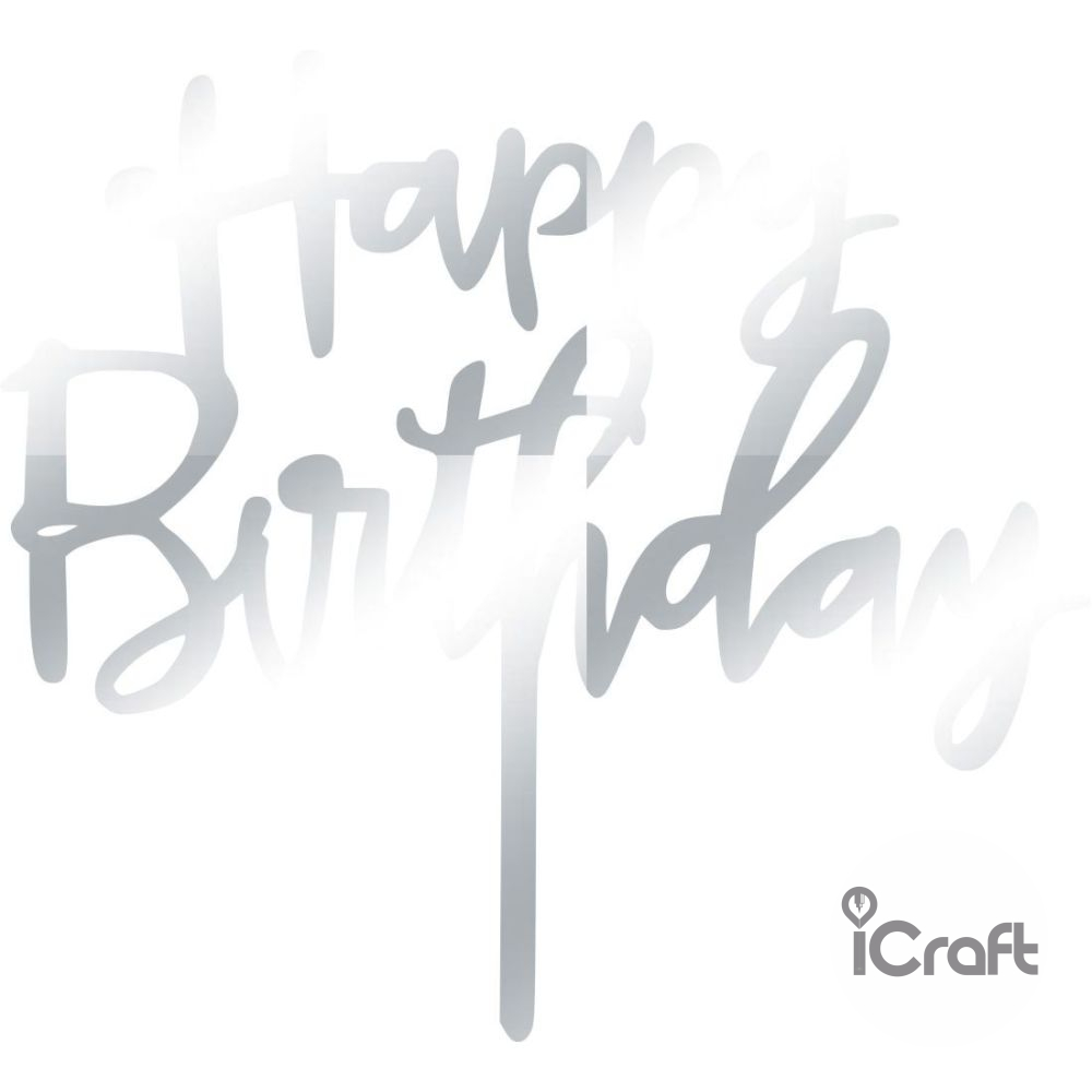 Cake Topper happy birthday 5 - 8