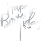 Cake Topper happy birthday 5 - 8