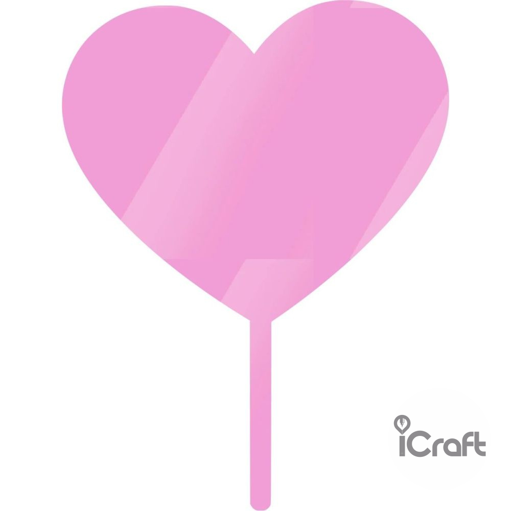 Cake Topper Heart - 6