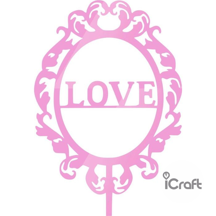 Cake Topper Love Frame - 6