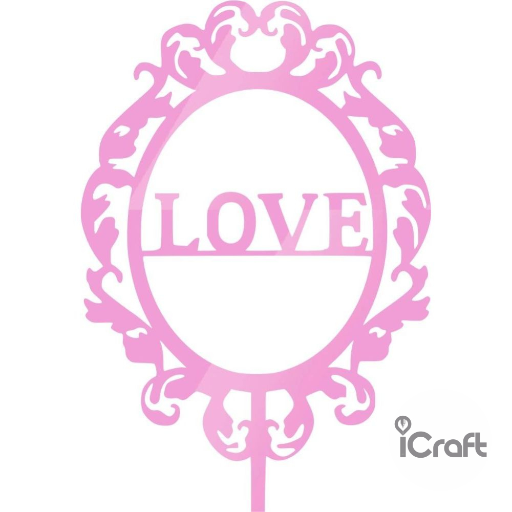 Cake Topper Love Frame - 6
