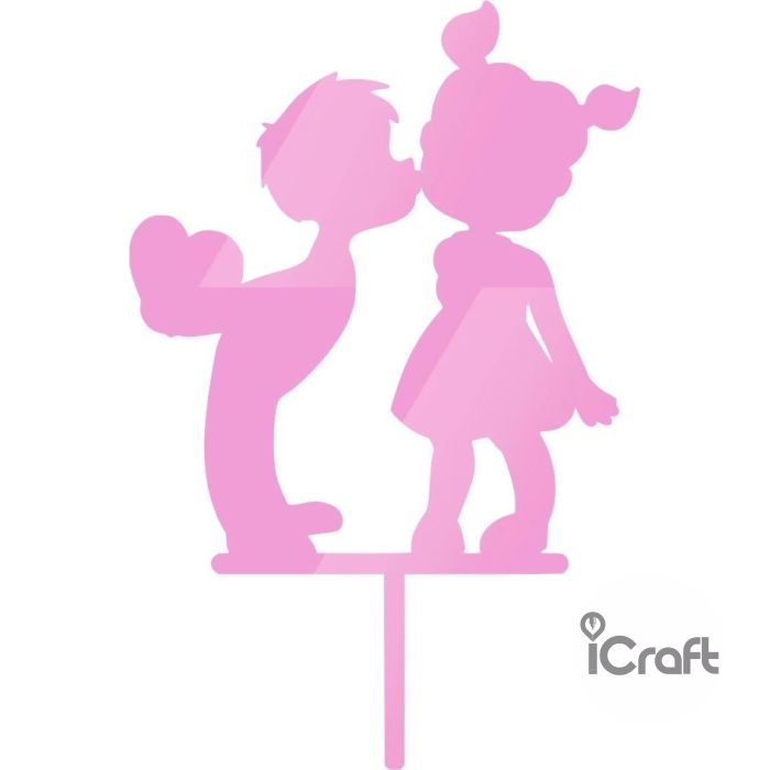 Cake Topper Boy & Girl Love - 6
