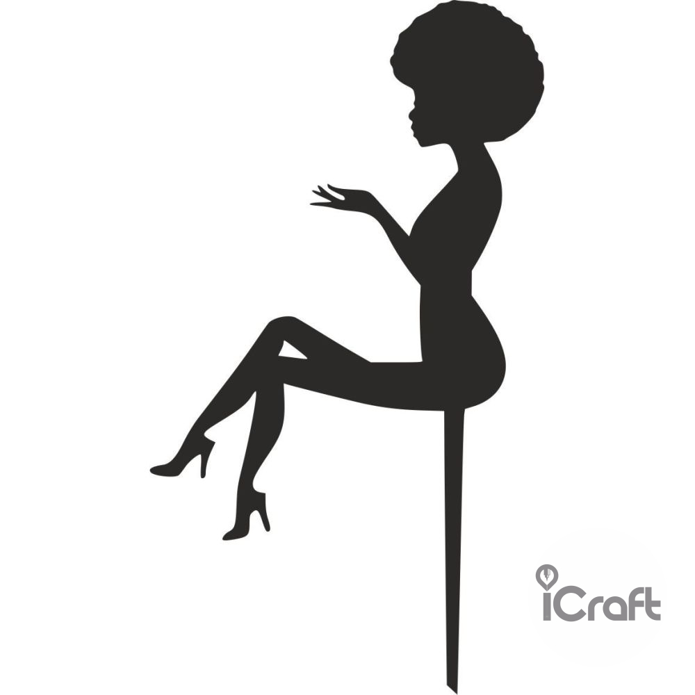 Cake Topper Woman 3 - 7