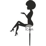 Cake Topper Woman 3 - 7