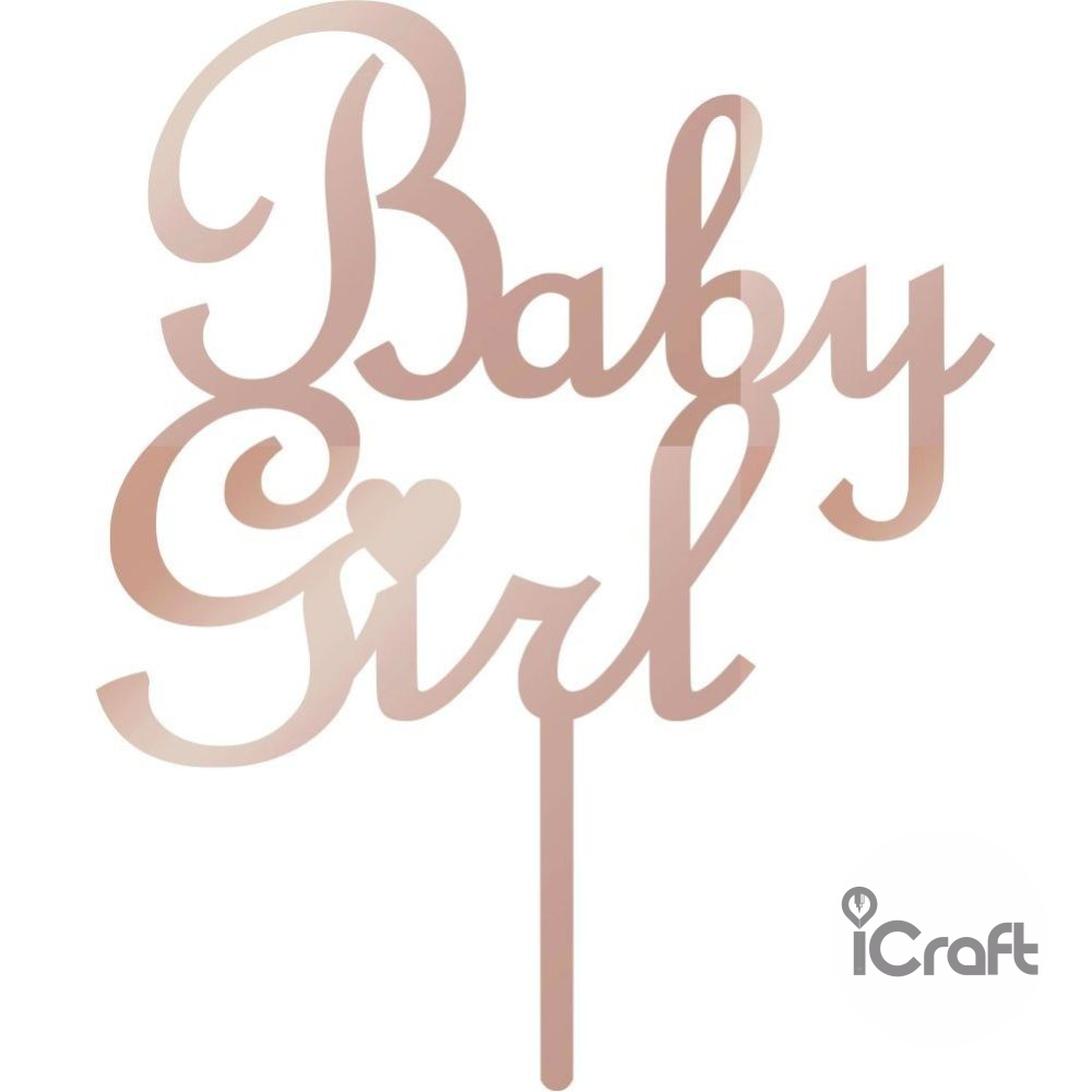 Cake Topper Baby Girl - 7