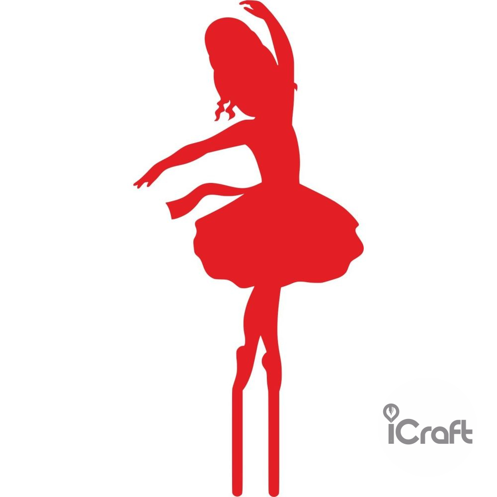 Cake Topper Ballerina 1 - 2