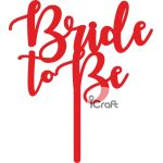 Cake Topper Bride to be 1 - 2