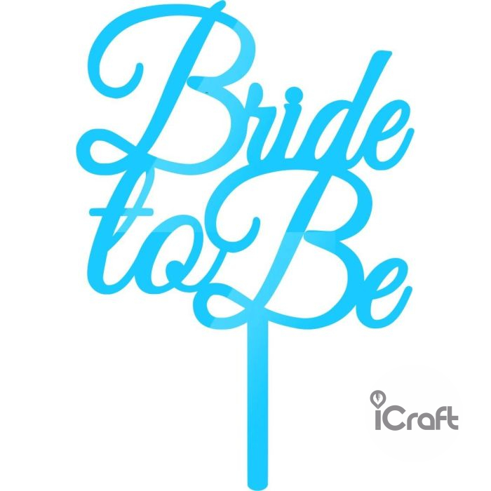 Cake Topper Bride to be 2 - 4