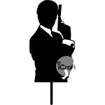 Cake Topper James Bond 1 - 1