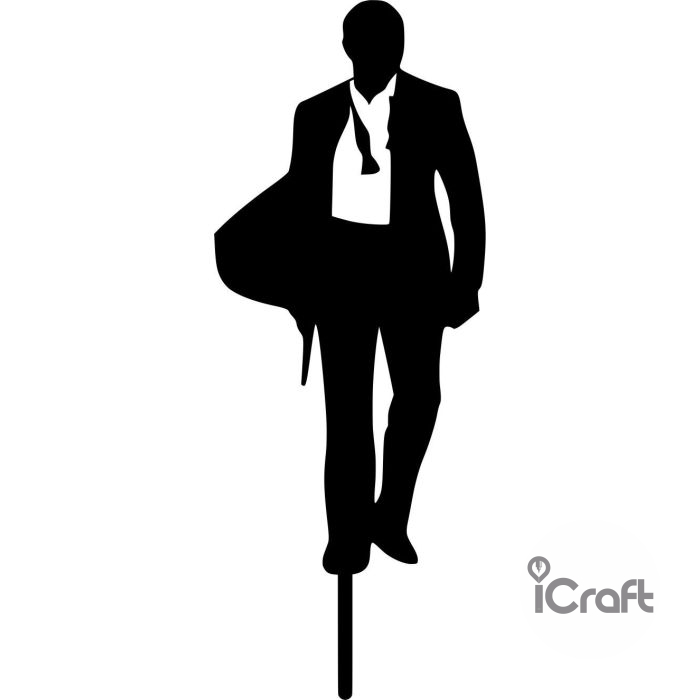 Cake Topper James Bond 2 - 1