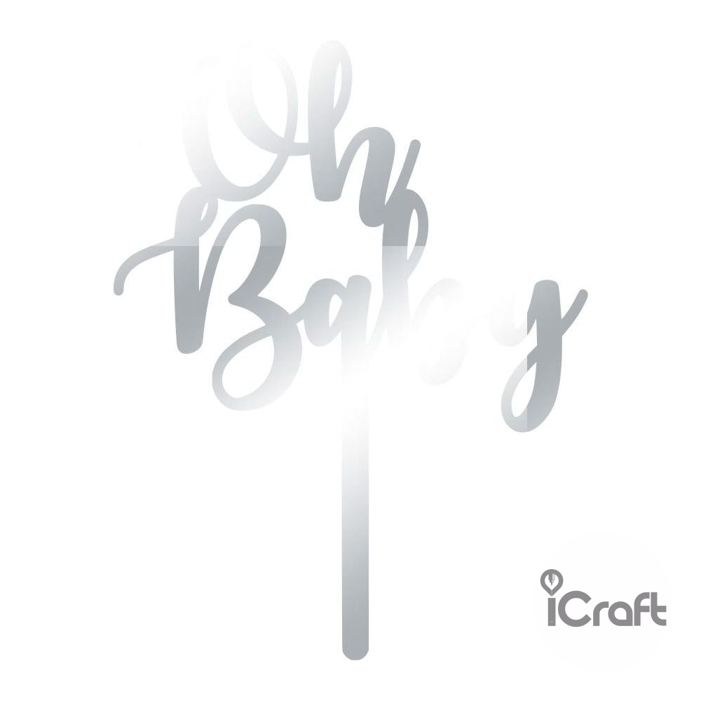 Cake Topper Oh Baby - 9