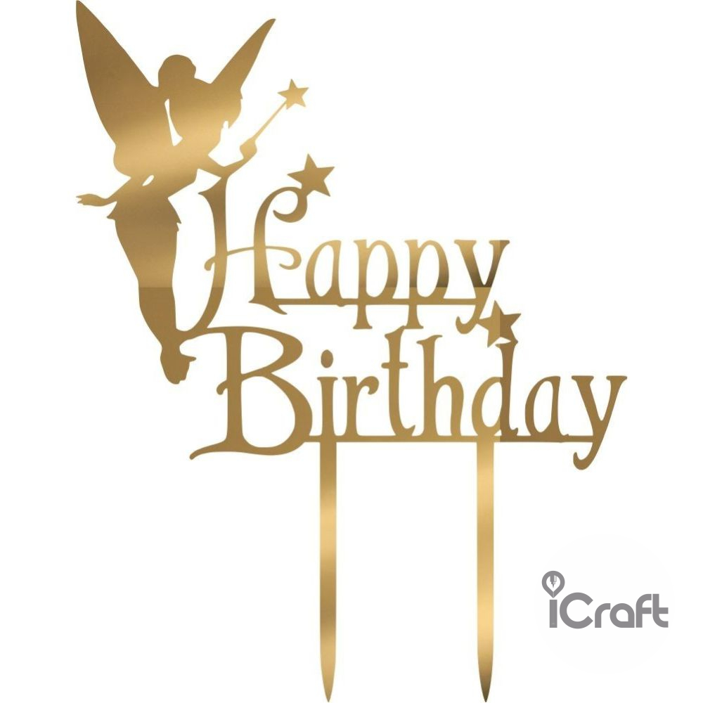 Cake Topper happy birthday Fairy - 6