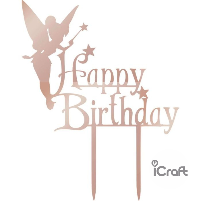 Cake Topper happy birthday Fairy - 8