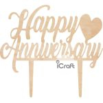 Cake Topper Happy Anniversary - 5