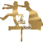 Cake Topper Mr & Mrs 6 - 6