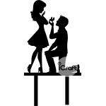 Cake Topper Wedding 3 - 1