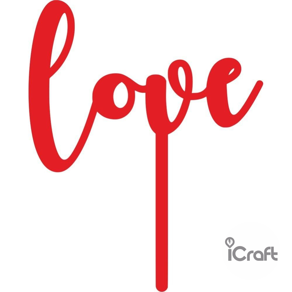 Cake Topper Love 6 - 2