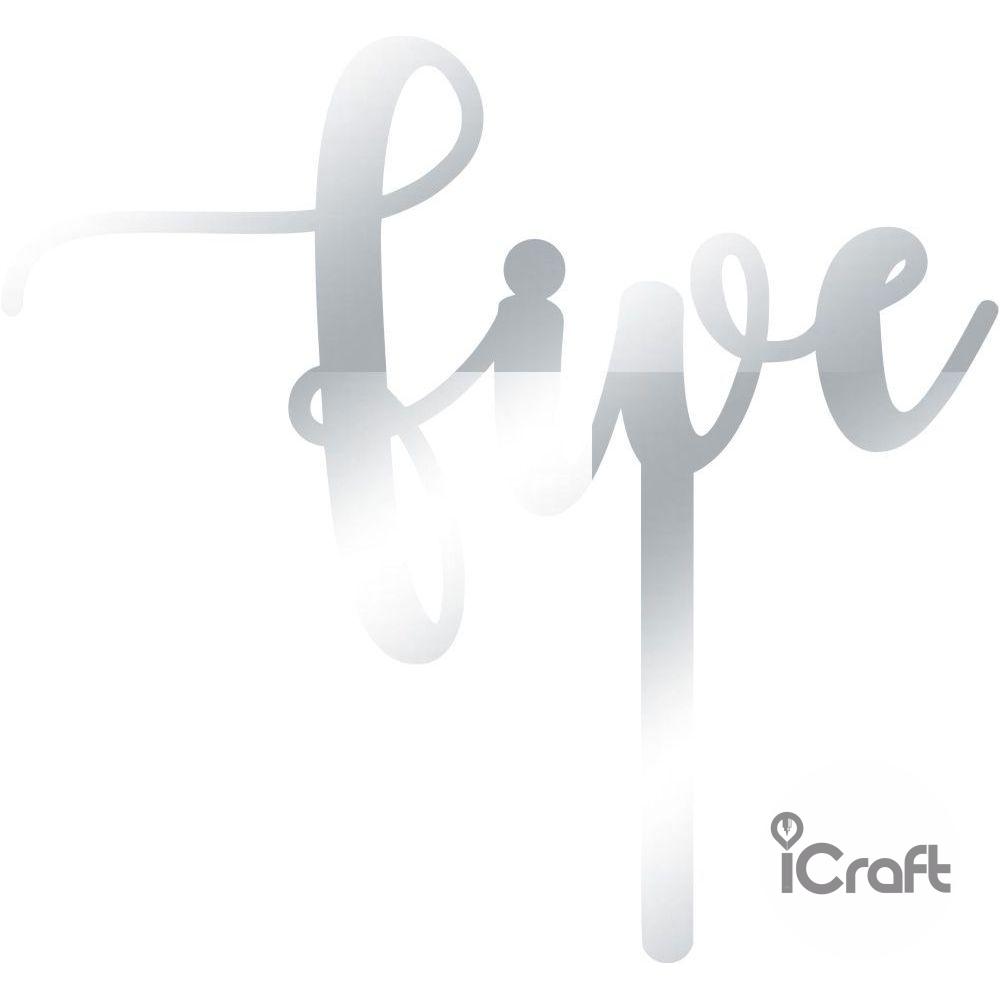 Cake Topper Five - 9