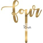 Cake Topper Four - 6