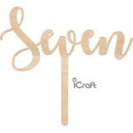 Cake Topper Seven - 5
