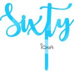 Cake Topper Sixty - 4