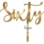 Cake Topper Sixty - 6