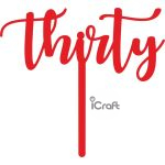 Cake Topper thirty - 2