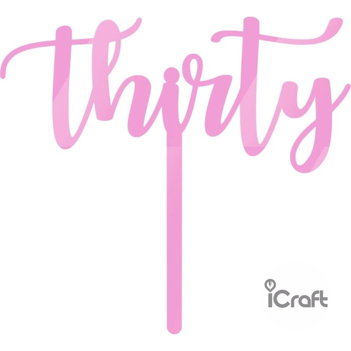 Cake Topper thirty - 7