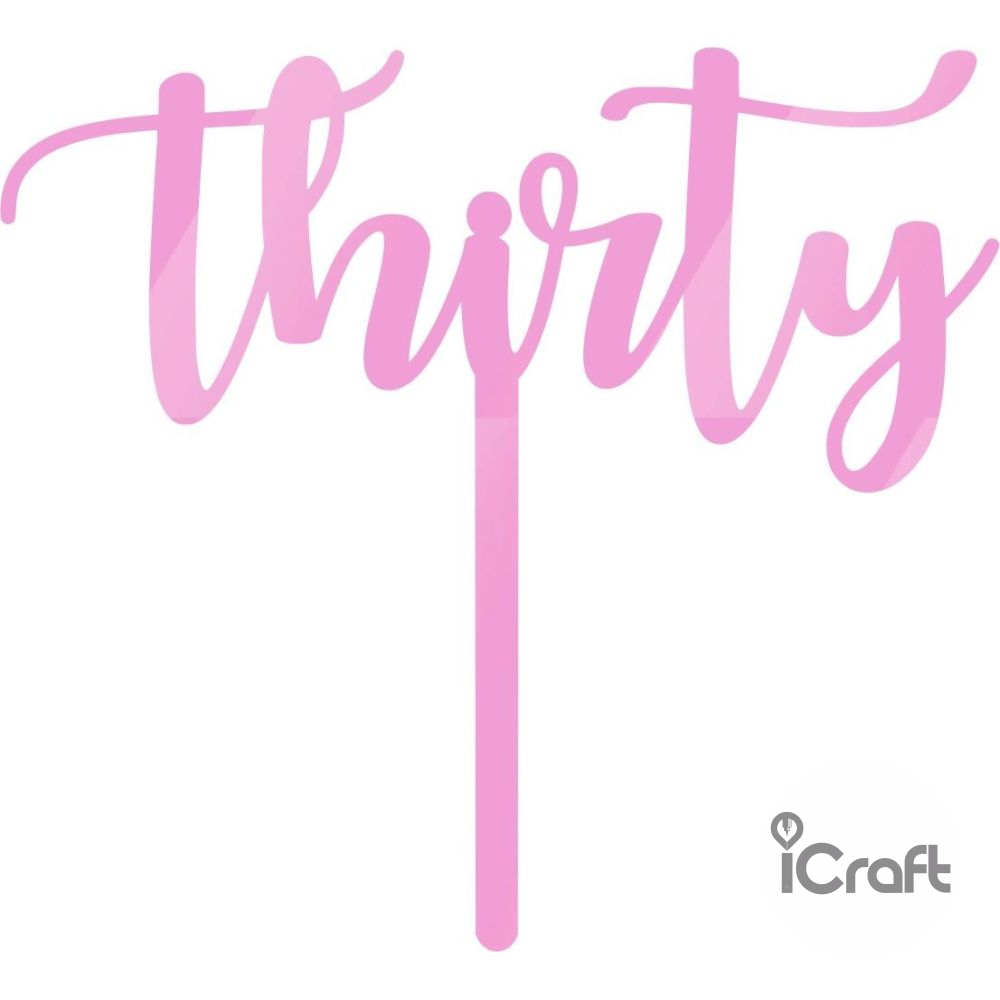Cake Topper thirty - 7